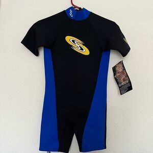 lighthouse shorty junior lightning  swimming thermo bodysuit size 14